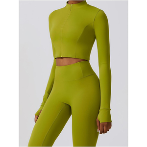 Ensemble de yoga d'entraînement sans couture pour femmes leggings de gym et soutien-gorge de sport tenue taille haute costume de sport respirant - Product Image 3