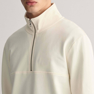 Suéter de Golf de alta calidad para hombre, ligero, 1/4 cuartos de cremallera, secado rápido, manga larga, invierno, media cremallera, sudadera, técnica lavada - Product Image 5