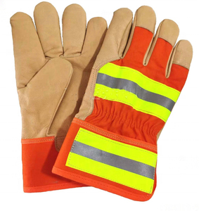 Gants de travail haute visibilité conçus avec des gants de travail haute visibilité confortables et flexibles conçus pour une adhérence solide et une assurance de sécurité - Product Image 2