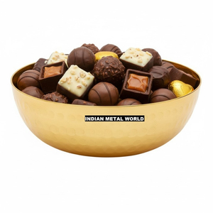 Bol de service décoratif en or de la plus haute qualité, plateau, support, bol à chocolats pour mariage, fête, décoration de la maison à un prix avantageux - Product Image 3