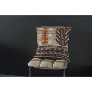 Housse de coussin vintage en kilim turc 40 x 40 cm pour sièges et oreillers - Product Image 1