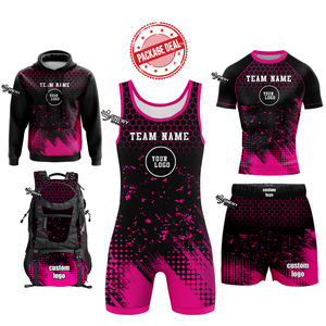 เสื้อกล้ามมวยปล้ำแบบปรับแต่งได้ชุดเสื้อผ้าป้องกันผื่นแห้งเร็วระบายอากาศได้ดี - Product Image 1