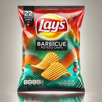 Sacs en plastique refermables transparents personnalisés de 2,75 oz en PET/PE, résistants à l'humidité, pour l'emballage de frites surgelées et de nourriture pour animaux de compagnie