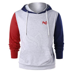 เสื้อกันหนาวมีฮู้ดของผู้ชายผ้าคอตตอนแห้งเร็วระบายอากาศน้ำหนักเบากำหนดเองได้100% ฤดูหนาว - Product Image 1