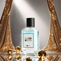 Flacon de parfum vide en verre géométrique unique de 50 ml, à base facetée, directement de l'usine, pour les marques de parfums de créateurs