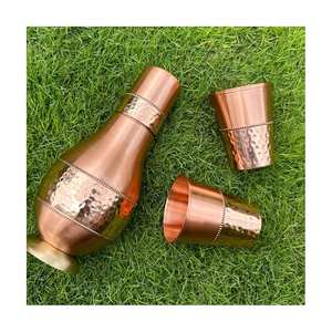 New Design Handmade Copper <b>Water</b> <b>Bottle</b> India Pure Set Wide Custom <b>Water</b> <b>Bottle</b> Manufacturer & Exporter With Export Quality - Product Image 1