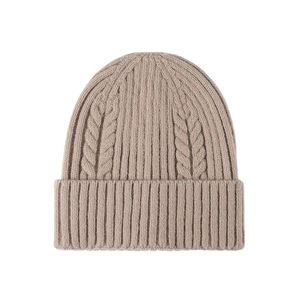 Gorro de Invierno Cómodo para Hombre, Diseño a Rayas de Colores, Logotipo Personalizado, Gorro de Algodón 100%, Unisex, Modelo BS 2026 - Product Image 2