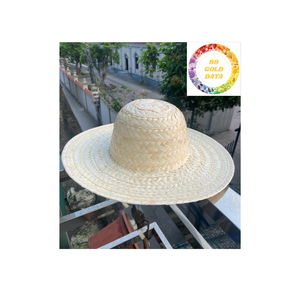 Sombrero de paja hecho a mano con marca personalizada para eventos y celebraciones - Product Image 3