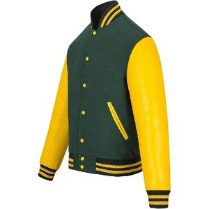 Streetwear vintage grande taille de haute qualité veste universitaire avec logo personnalisé vestes universitaire, baseball, veste pour hommes - Product Image 3