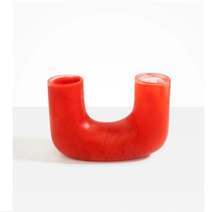 Vase à fleurs en résine avec logo personnalisable pour la maison et la décoration de mariage Nouveau vase de sol de salon et de table à manger en couleurs disponibles - Product Image 1