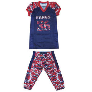 Uniforme de football américain personnalisé de haute qualité ensemble de vêtements de sport pour hommes maillots chemise pantalon pour vêtements d'équipe vente en gros ensemble de pantalons en jersey - Product Image 6