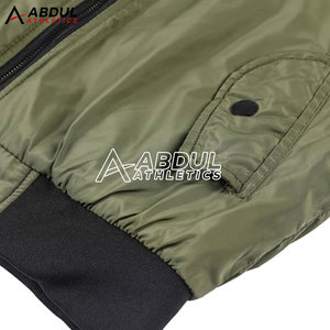 Blouson aviateur pour hommes streetwear décontracté à fermeture éclair vêtements d'extérieur chauds en vrac vente en gros veste d'hiver pour hommes - Product Image 4