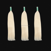 Extensions de cheveux blonds indonésiens de haute qualité, 100% cheveux humains Remy, cuticules alignées, sans nœuds, prêts à la décoloration, lisses et soyeux, teints