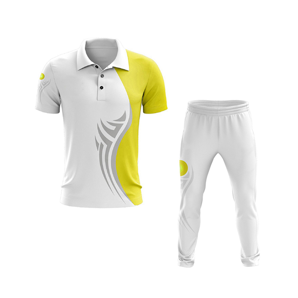 Custom Sublimated Cricket Team Uniform Low Price New Jersey Design for Cricket Players