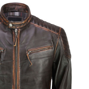 2024 New Fashion Quality Customize <b>Men</b> <b>Leather</b> <b>Jacket</b> for <b>Men's</b> Slim Fit Stylish 100% Original <b>Leather</b> <b>Jackets</b> - Product Image 6
