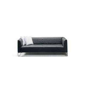Sofá Stadio de Alta Gama, Forma Cuadrada, 2 Plazas, Tapizado en Cuero Genuino, para Conjuntos de Muebles de Sala de Estar, Un Asiento para Uso Doméstico - Product Image 6