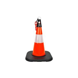 Cono DE TRÁFICO DE PVC 50 cm Pontón de tráfico ponderado reflectante - Product Image 5