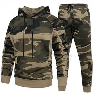 ชุดวอร์มสองชิ้นสำหรับผู้ชายชุดวอร์มผ้าฟลีซกำหนดตามสั่ง - Product Image 1