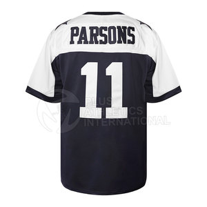 Camiseta de fútbol con estampado resistente a la decoloración y camiseta de fútbol de tela de secado rápido con mangas cortas y nombre de jugador personalizado - Product Image 2