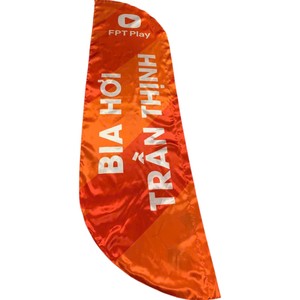 Bandera de Pluma Naranja de Poliéster con Impresión Digital, Duradera, para Deportes y Juegos - Product Image 4