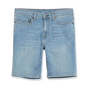 Meilleures ventes Short en jean à motif solide de style sportif Vêtements d'entraînement décontractés Chaud en vente en ligne - Product Image 6