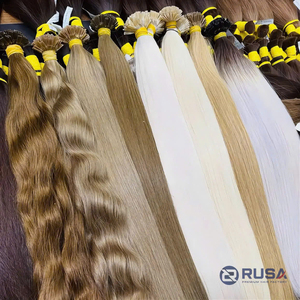 Extensiones de Cabello Virgen Vietnamita Rusa al por Mayor con Punta Plana, Súper Doble Trama, Personalizadas, con Punta en I, Tejido Doble a Máquina, de 10 a 34 Pulgadas - Product Image 4