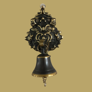 Mini Solid <b>Brass</b> Church Bells with Mirror Polish Finished Ideal for Tabletop Decor and Christmas Tree Hanging <b>Ornaments</b> - Product Image 5