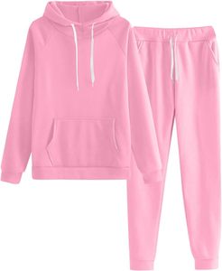 Survêtements d'hiver personnalisés pour femmes 2024 – Ensembles de jogging respirants, antibactériens, à séchage rapide en polaire avec sweats à capuche – Vente en gros et personnalisation privée - Product Image 1