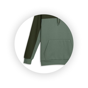 Sudadera larga de temporada de invierno transpirable ligera de la mejor calidad para hombres de talla grande ropa informal en relieve Puff Hoodie Direct - Product Image 4