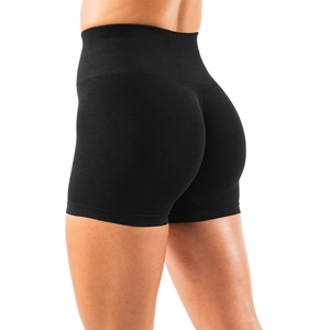 Pantalones cortos de Ciclismo de cintura alta para mujer, leggings cortos para yoga y gimnasio, ropa deportiva de verano, éxito de ventas con logotipo personalizado - Product Image 3
