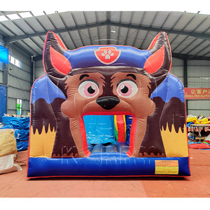 Commercial PVC <b>Inflatable</b> Dog Bouncy Castle Slide Outdoor Bounce House Jumping Castle Kids Water Slide - Product Image 1