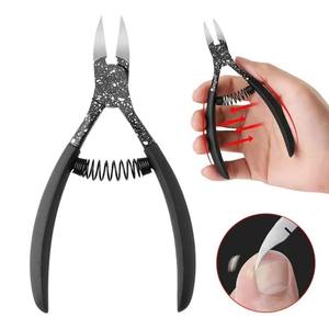 Coupe-ongles de haute qualité avec corps texturé, en acier inoxydable, outil de coupe d'ongles robuste pour les ongles épais des doigts - Product Image 1