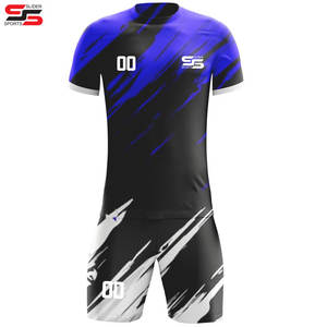 Uniformes de fútbol unisex personalizados superventas de fabricante pakistaní, camisetas y pantalones cortos de equipo de fútbol de nuevo estilo - Product Image 4