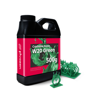 Résine moulable Phrozen W20 verte pour modèles de bijoux - Product Image 1