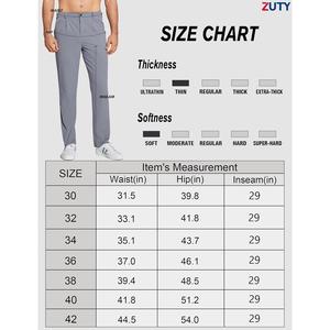 . Pantalon de golf pour homme coupe flexible matériau respirant conçu pour les entraînements de marche, les voyages et les vêtements de tous les jours - Product Image 1