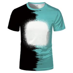 T-shirt machine d'impression sublimé polyester O-Neck T-Shirt pour hommes 170 Gsm Sublimation personnalisée O cou - Product Image 6