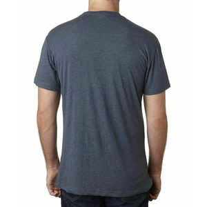 เสื้อยืดผู้ชายฤดูร้อน ผ้าผสม 50% โพลีเอสเตอร์ 25% คอตตอน 25% เรยอน เสื้อยืดเปล่า - Product Image 4