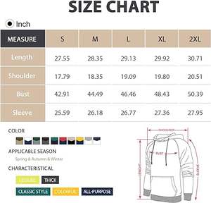 Custom blank men flat pocket <b>hoodie</b> heavy cotton unisex sweatshirts clothing logo custom <b>oversized</b> thick men's hoodies - Product Image 6