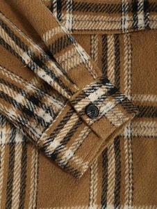 2025 chaqueta encerada de aceite de lona pesada de moda para hombres algodón impermeable estilo Casual primavera manga Shacket camisas delanteras - Product Image 6