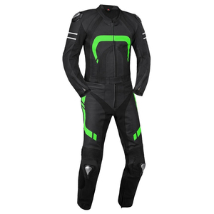 Traje de Motociclista de Dos Piezas de Cuero Vacuno Genuino, de Alta Calidad, para Motociclistas Urbanos - Product Image 4