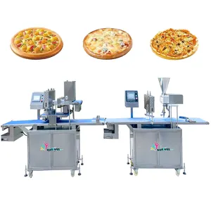 Fully Automatic Stainless Steel High Productivity Pizza Maker Auto Pizza Machine