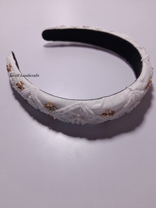 Bordado de tela de cuentas de moda de Javed artesanías banda de pelo multicolor para mujeres y niñas - Product Image 6