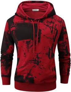 Sweats à capuche pour hommes en polyester unisexe logo personnalisé coupe régulière pulls molletonnés brodés avec impression numérique conception polaire anti-boulochage - Product Image 6