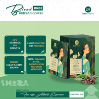 HANCOFEE Café Instantané Moyen Vietnamien – Le Meilleur, Pratique et Facile à Utiliser – Infusion à Froid en Sachet – Mélange Doux Robusta et Arabica Moulu