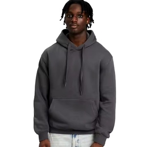 Sweat-shirt unisexe en coton 100% gris foncé, thermique, pour l'hiver, fabriqué au Pakistan, sur mesure, prix bas - Product Image 1