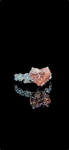 Huitan Sweet Pure <b>Pink</b> <b>Heart</b> CZ Anillos Shiny Diamonds Macro Pave Girls Women Silver Lovely <b>Heart</b> <b>Rings</b> - Product Image 3