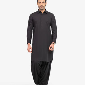 Shalwar Kameez pakistanais pour hommes, tenue de cérémonie spéciale, coupe décontractée, tenue musulmane pour les fêtes de l'Aïd - Product Image 1