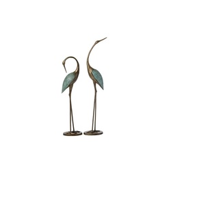 Estatuas de animales de jardín de hierro resistentes a la intemperie con un intrincado diseño vintage para espacios decorativos de césped al aire libre y patio trasero - Product Image 2