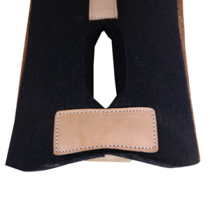 Venta al por mayor almohadilla de sillín occidental para caballo 31 "x 30" Almohadilla de sillín de corredor de barril 1 "Almohadilla de fieltro de contorno grueso exportador de fabricante personalizado - Product Image 3