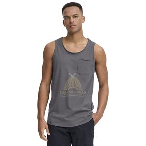 Camiseta sin mangas deportiva para hombre, camiseta sin mangas de algodón transpirable con logotipo personalizado, camiseta sin mangas de secado rápido lavada Vintage para hombre - Product Image 1